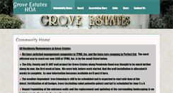 Desktop Screenshot of groveestateshoa.com