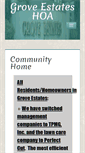 Mobile Screenshot of groveestateshoa.com